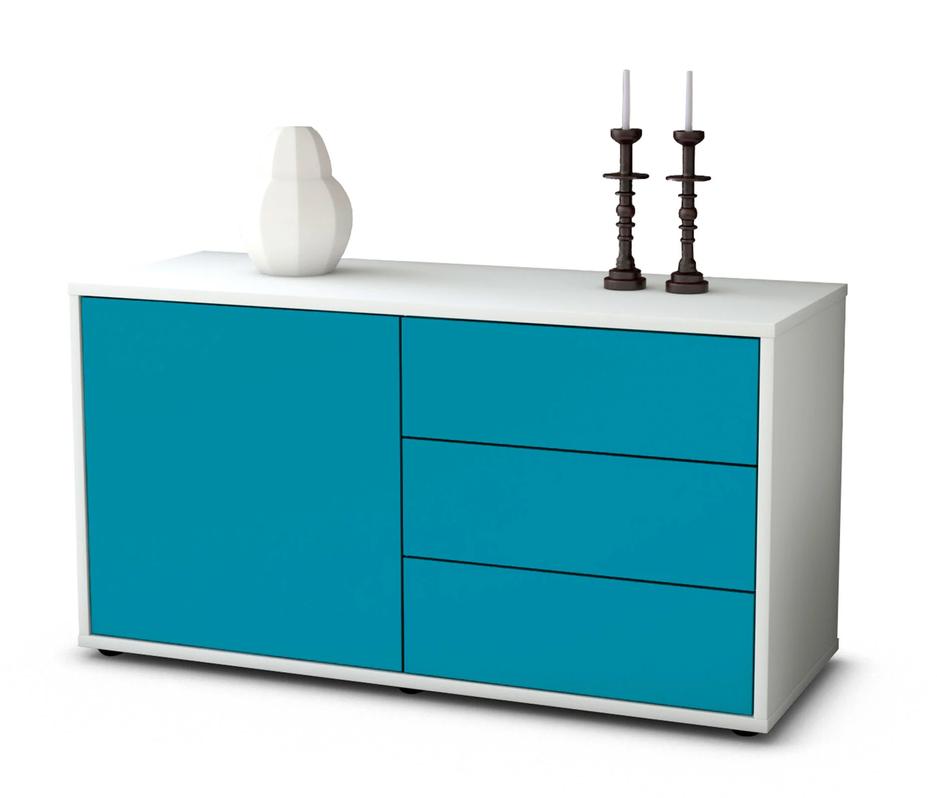 Bild von Lowboard Alessandra, Türkis (92x49x35cm)