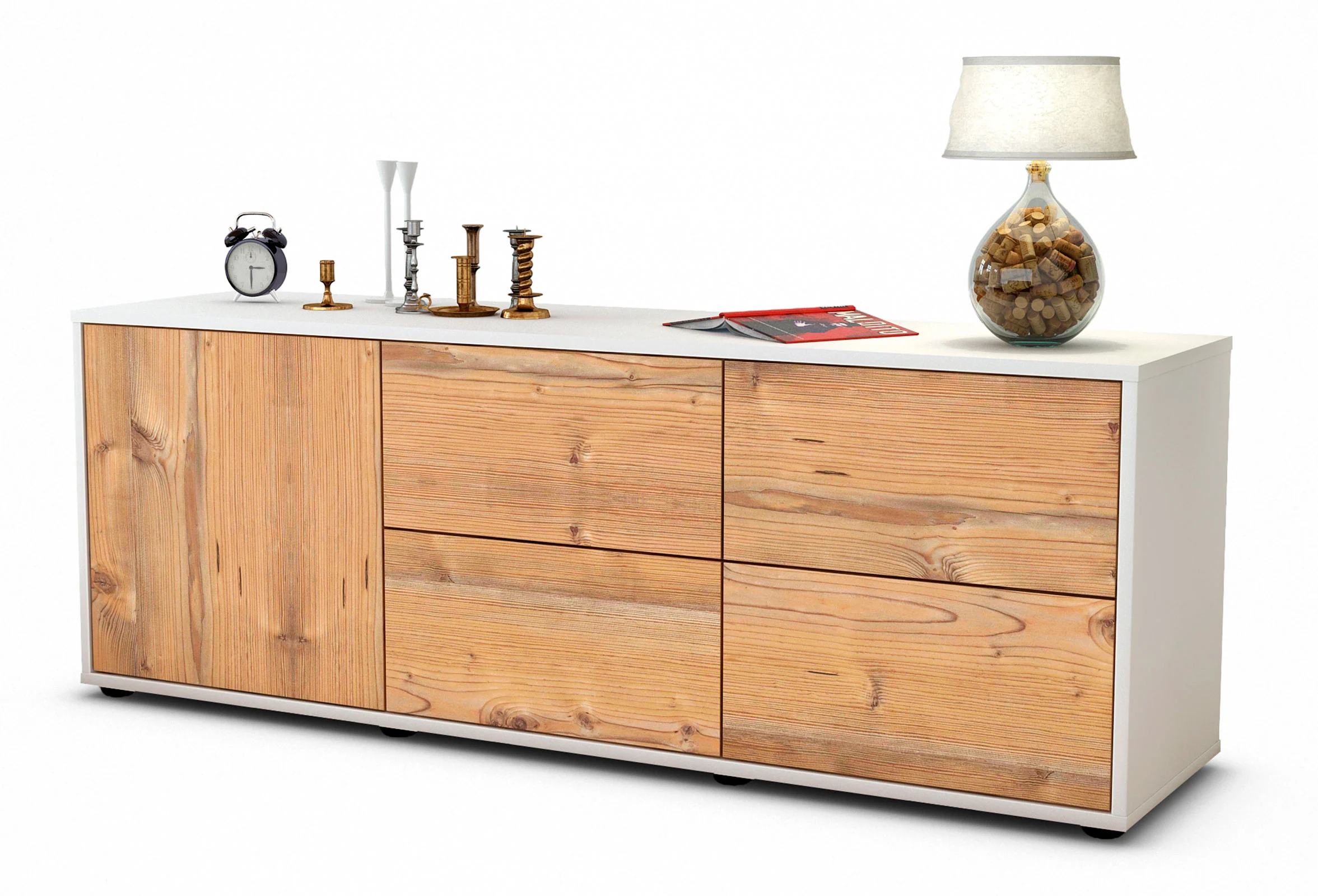 Bild von Lowboard Aloisia, Pinie (136x49x35cm)