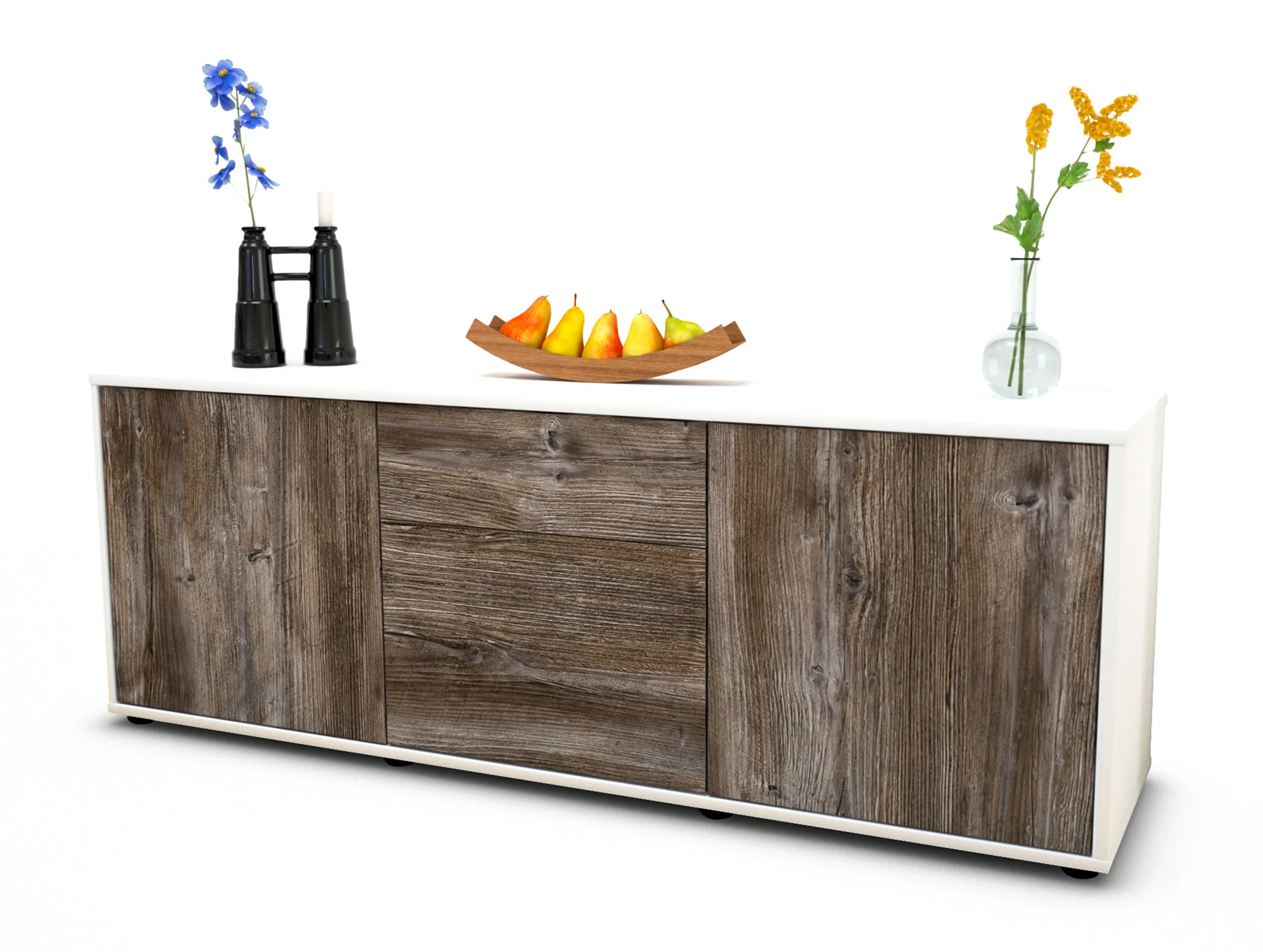 Bild von Lowboard Anella, Treibholz (136x49x35cm)
