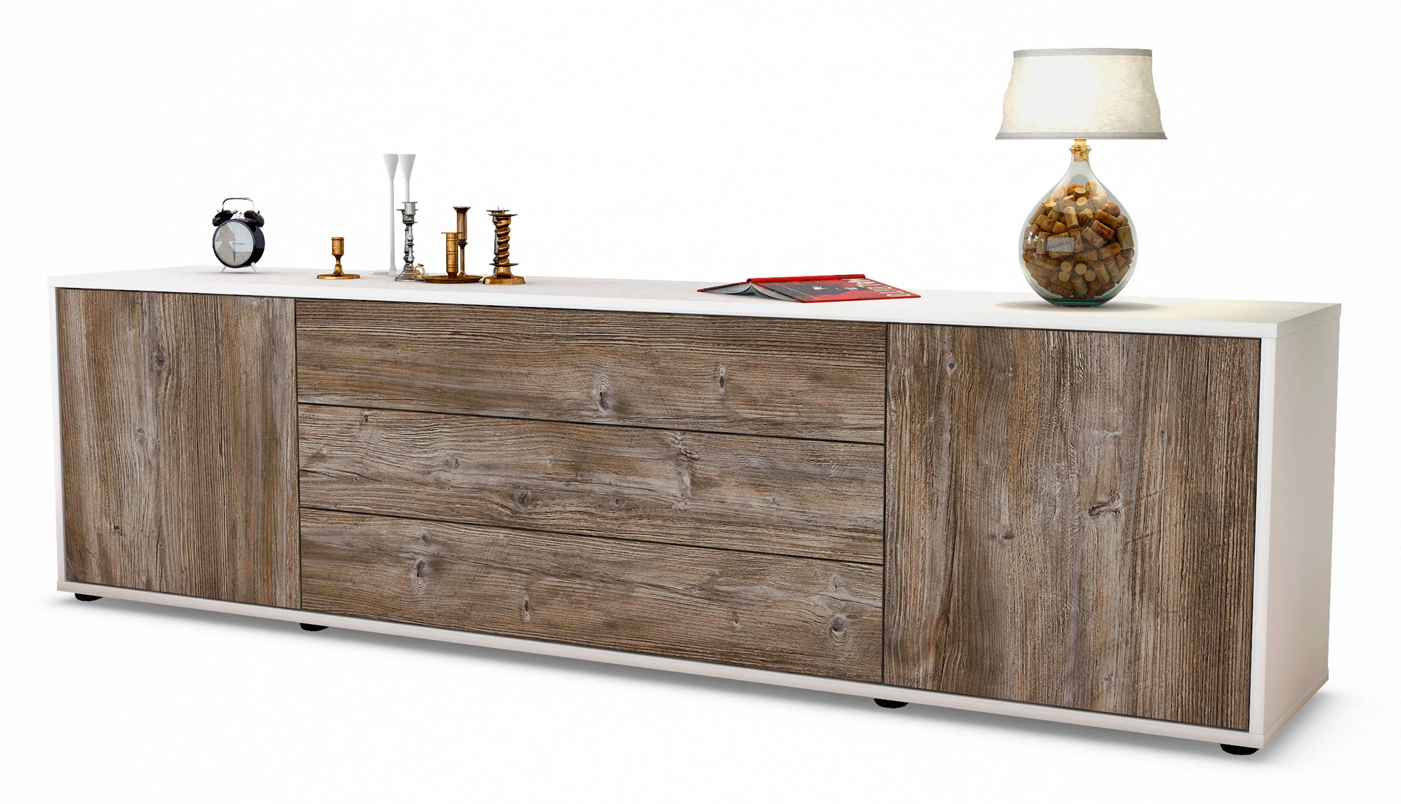 Bild von Lowboard Ariella, Treibholz (180x49x35cm)
