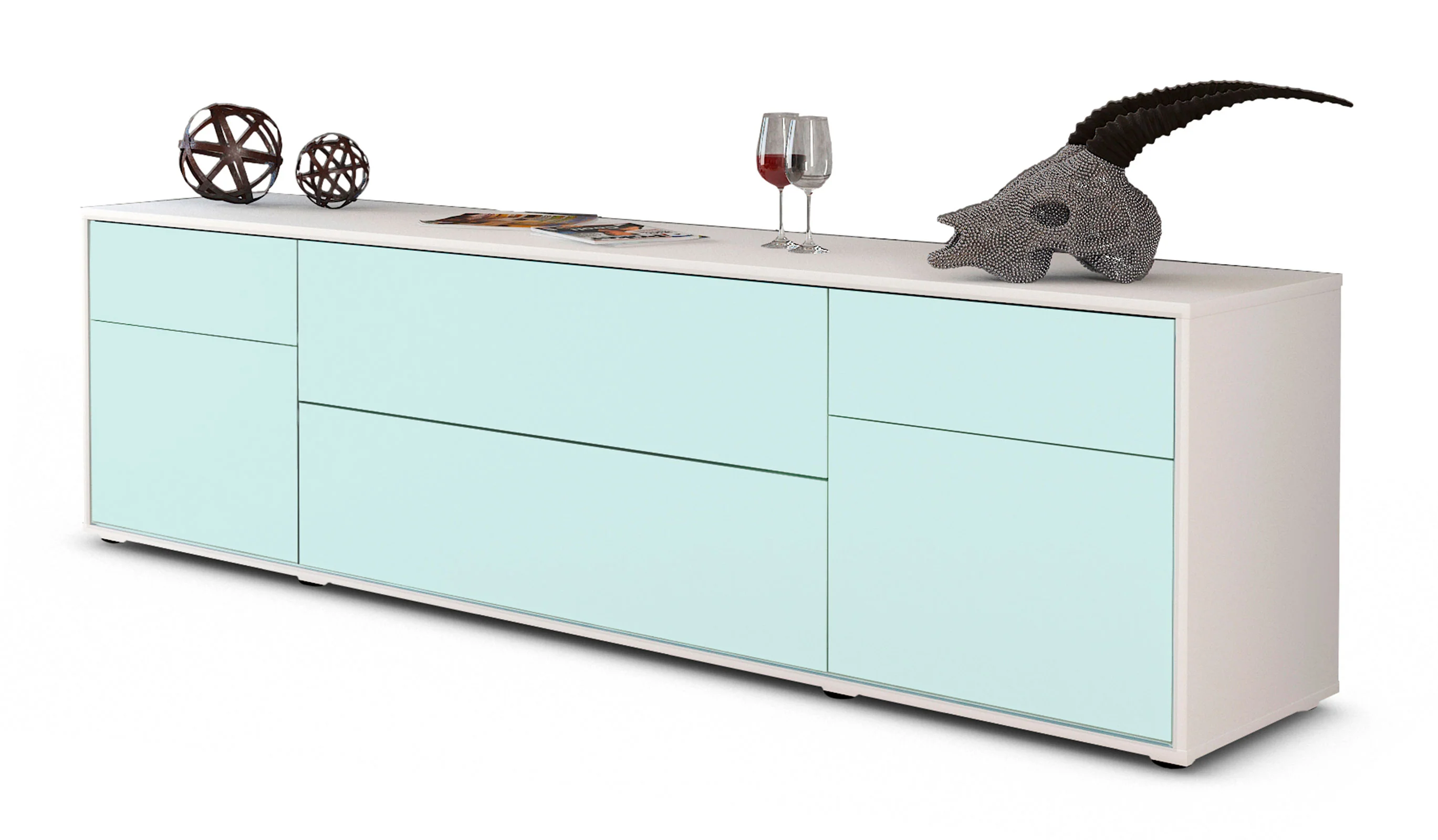 Bild von Lowboard Bibiane, Mint (180x49x35cm)