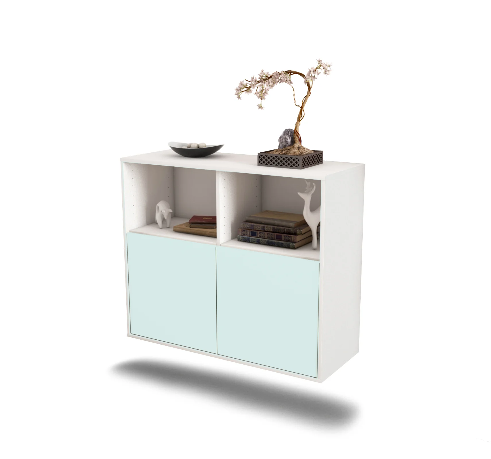 Bild von Sideboard Rochester, Mint, hängend (92x79x35cm)