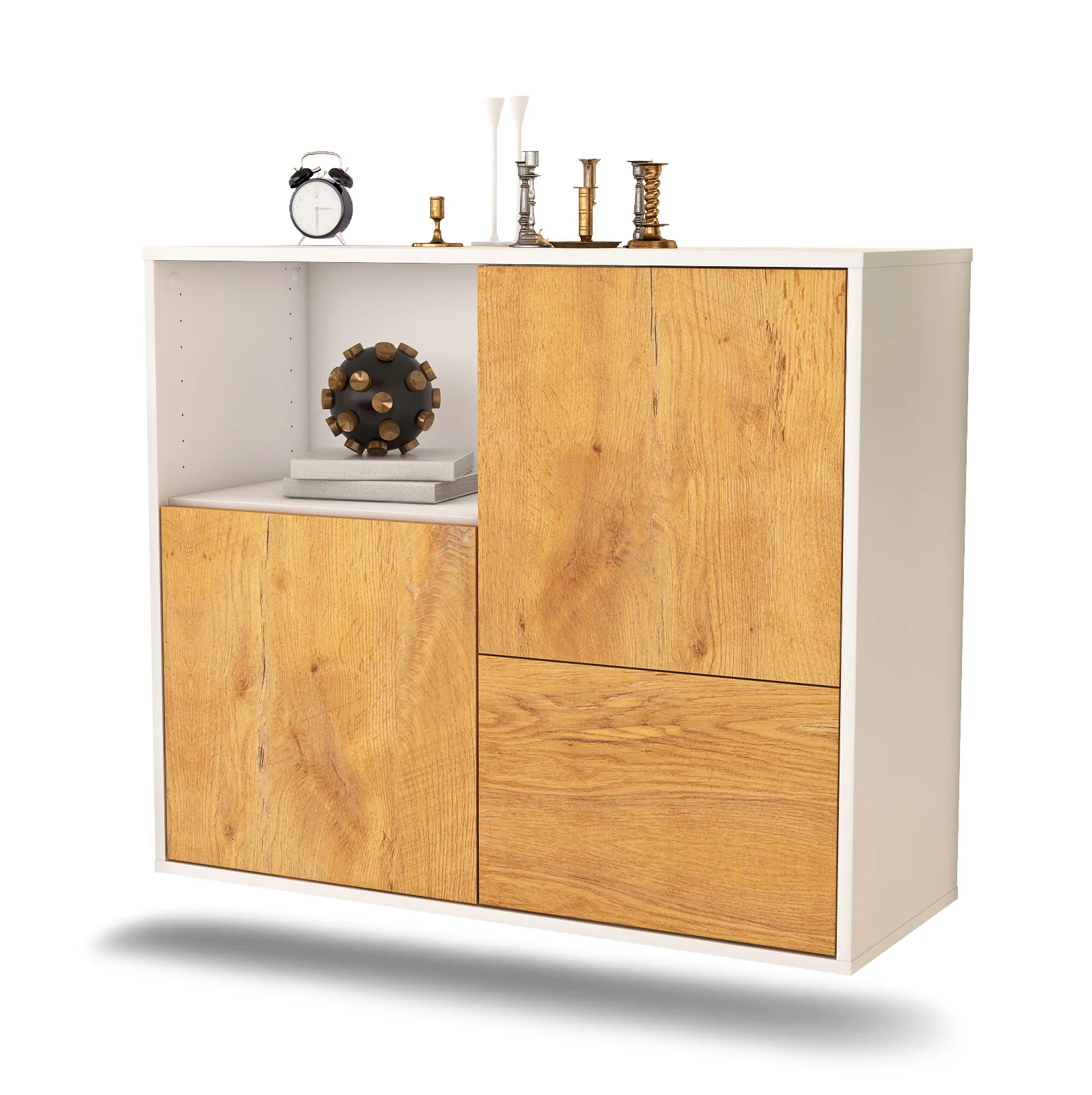 Bild von Sideboard Boise, Eiche, hängend (92x79x35cm)