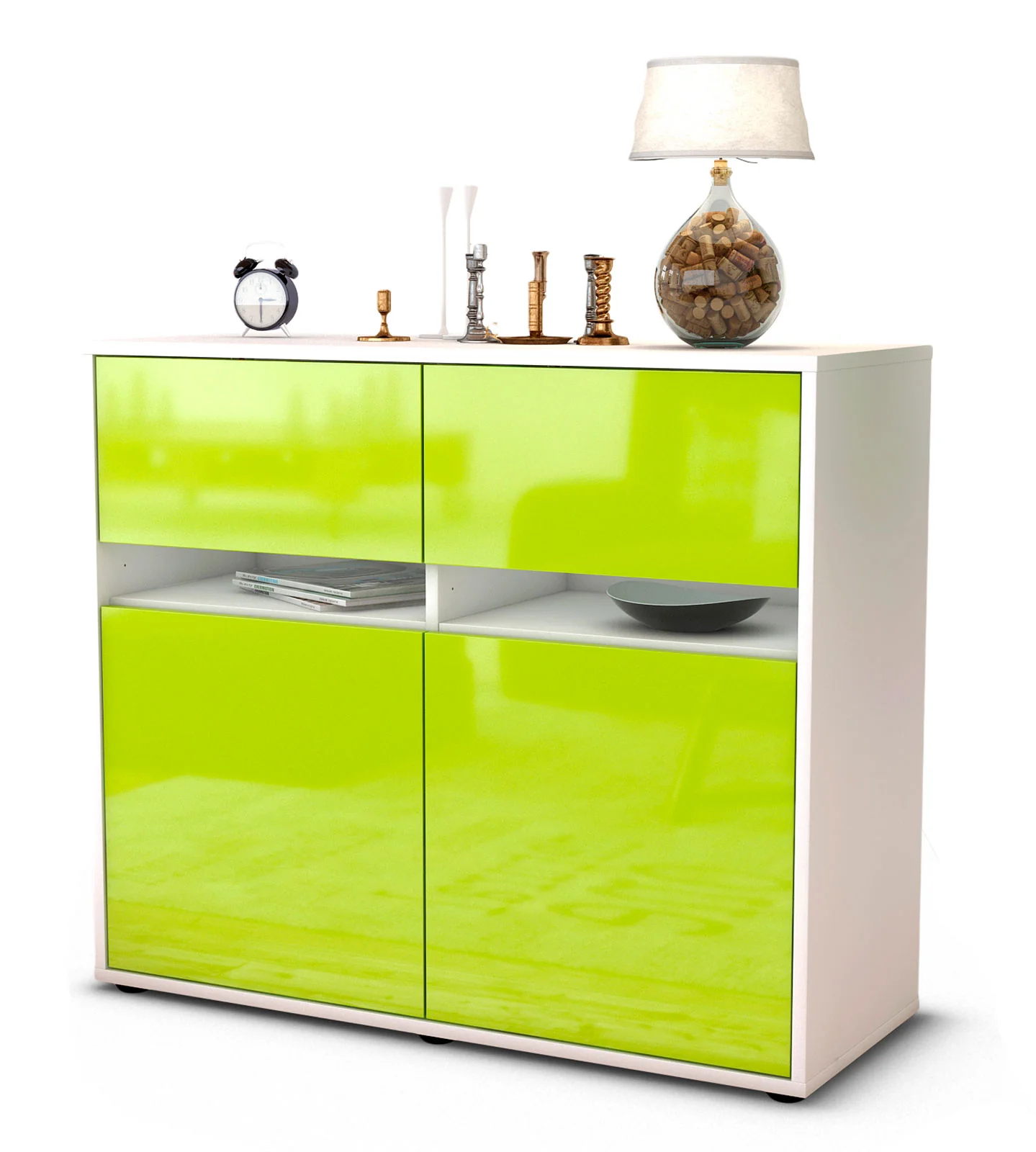 Bild von Sideboard Clea, Grün (92x79x35cm)