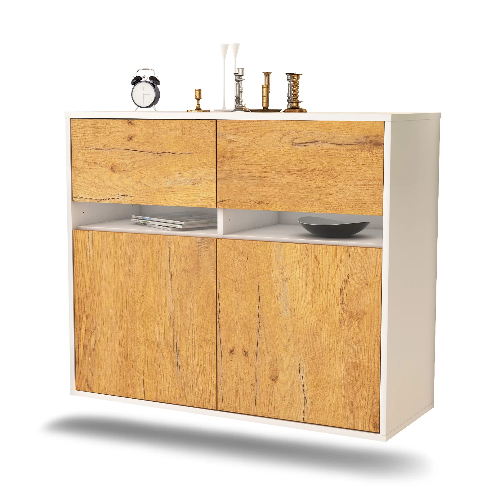 Bild von Sideboard Fort Lauderdale, Eiche, hängend (92x79x35cm)
