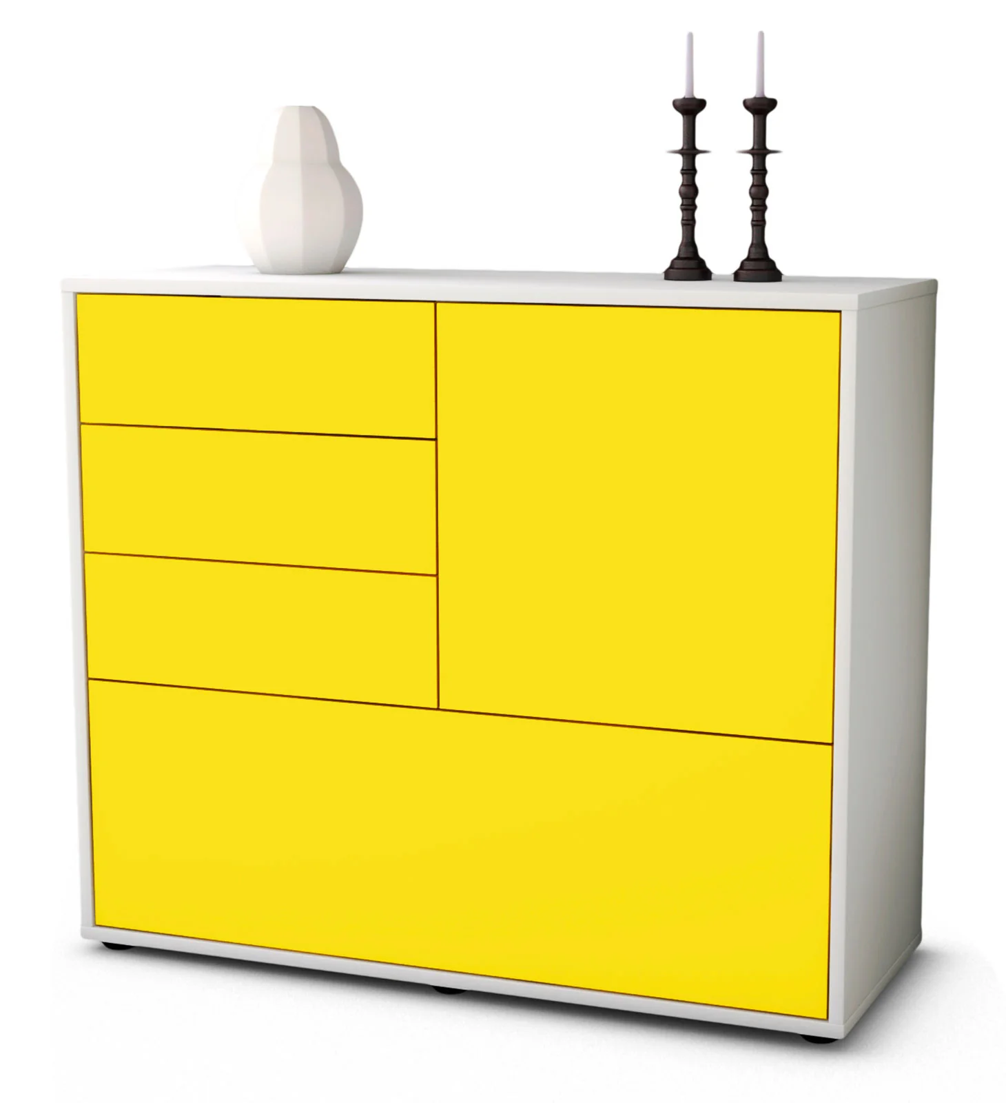 Bild von Sideboard Corina, Gelb (92x79x35cm)