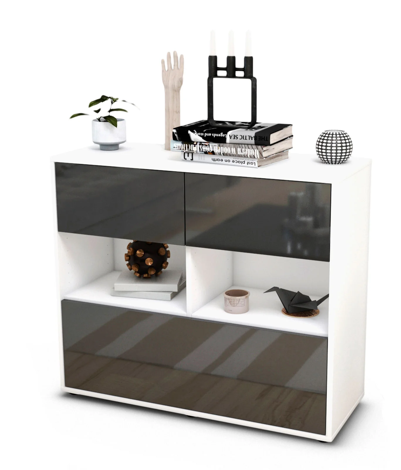 Bild von Sideboard Cosima, Grau (92x79x35cm)