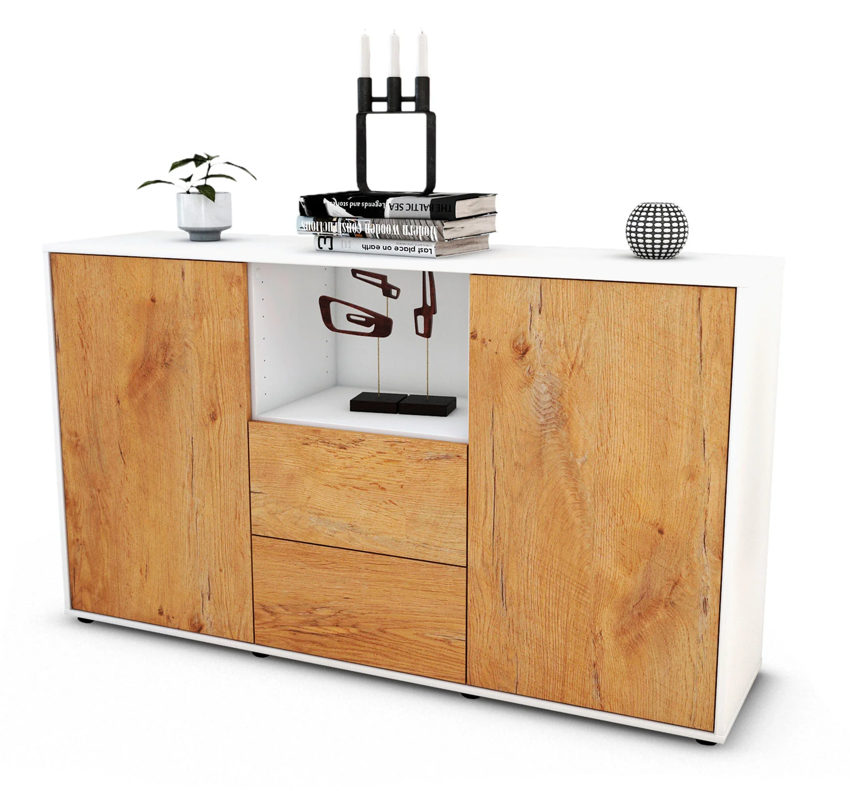 Bild von Sideboard Donika, Eiche (136x79x35cm)