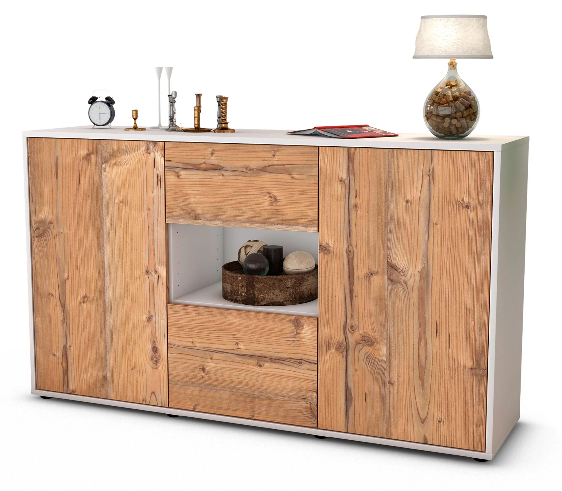 Bild von Sideboard Doriana, Pinie (136x79x35cm)