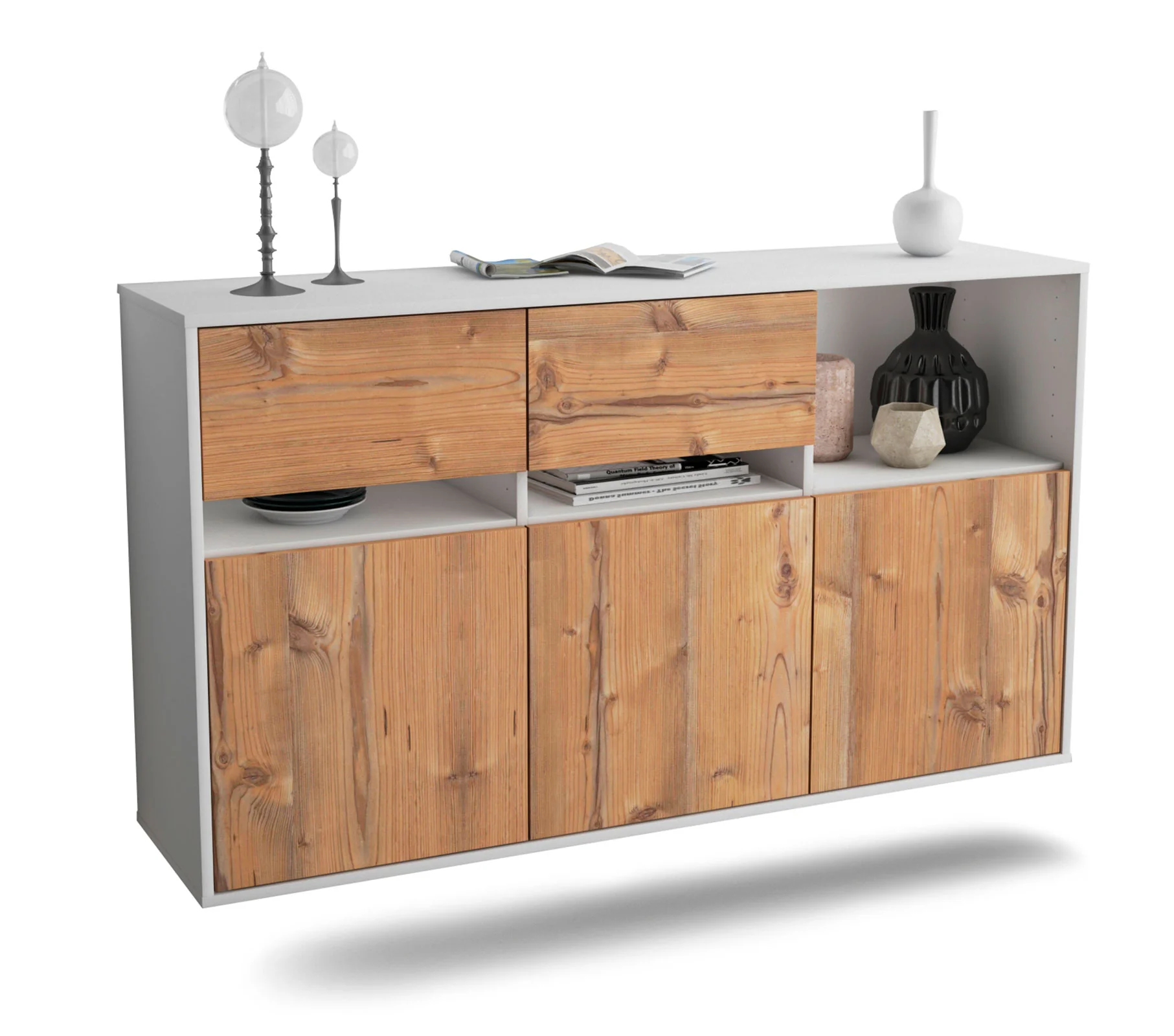 Bild von Sideboard Enterprise, Pinie, hängend (136x79x35cm)