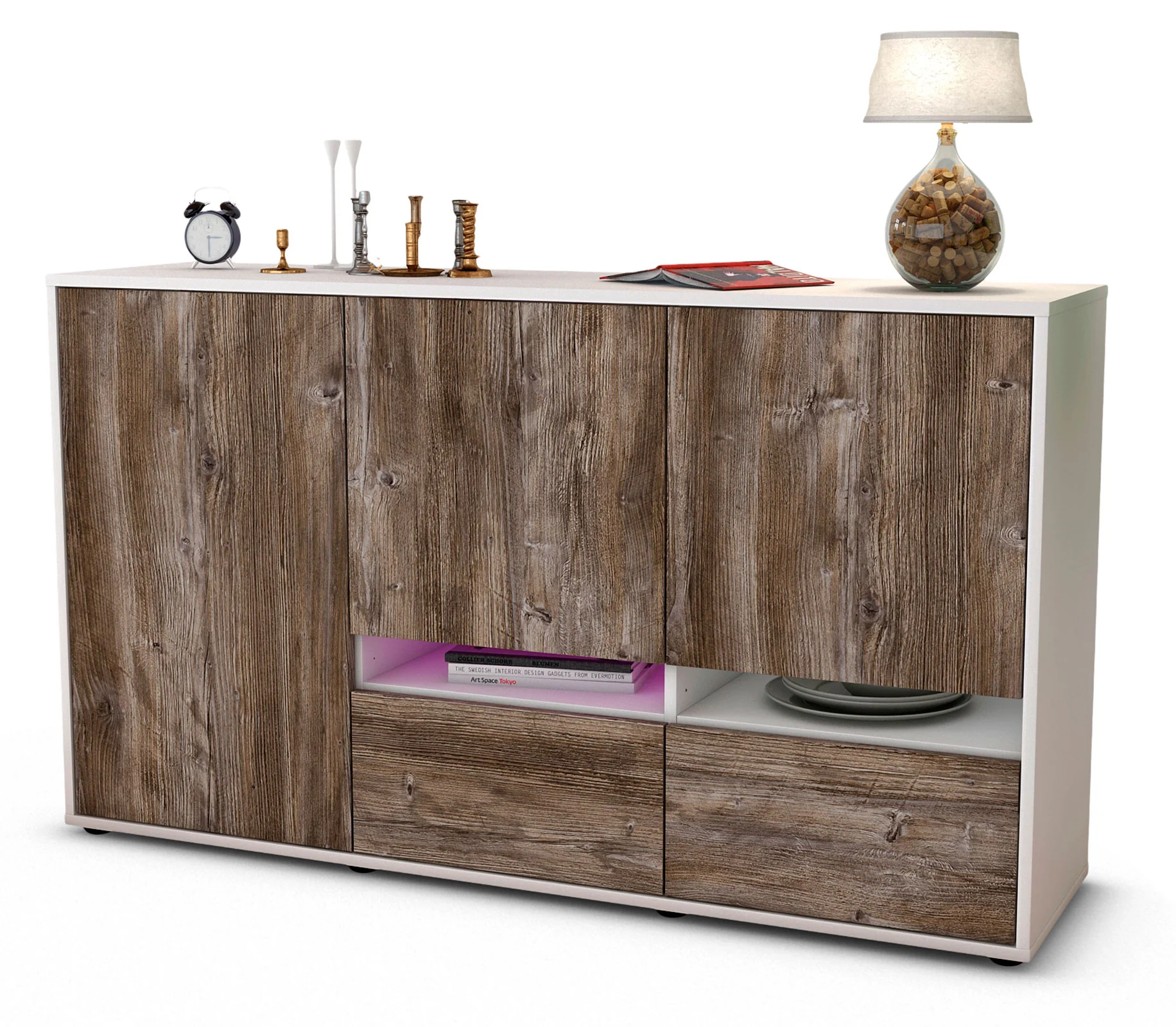 Bild von Sideboard Ebe, Treibholz (136x79x35cm)