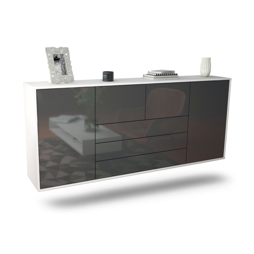 Bild von Sideboard Metairie in Grau – vielseitig und modern