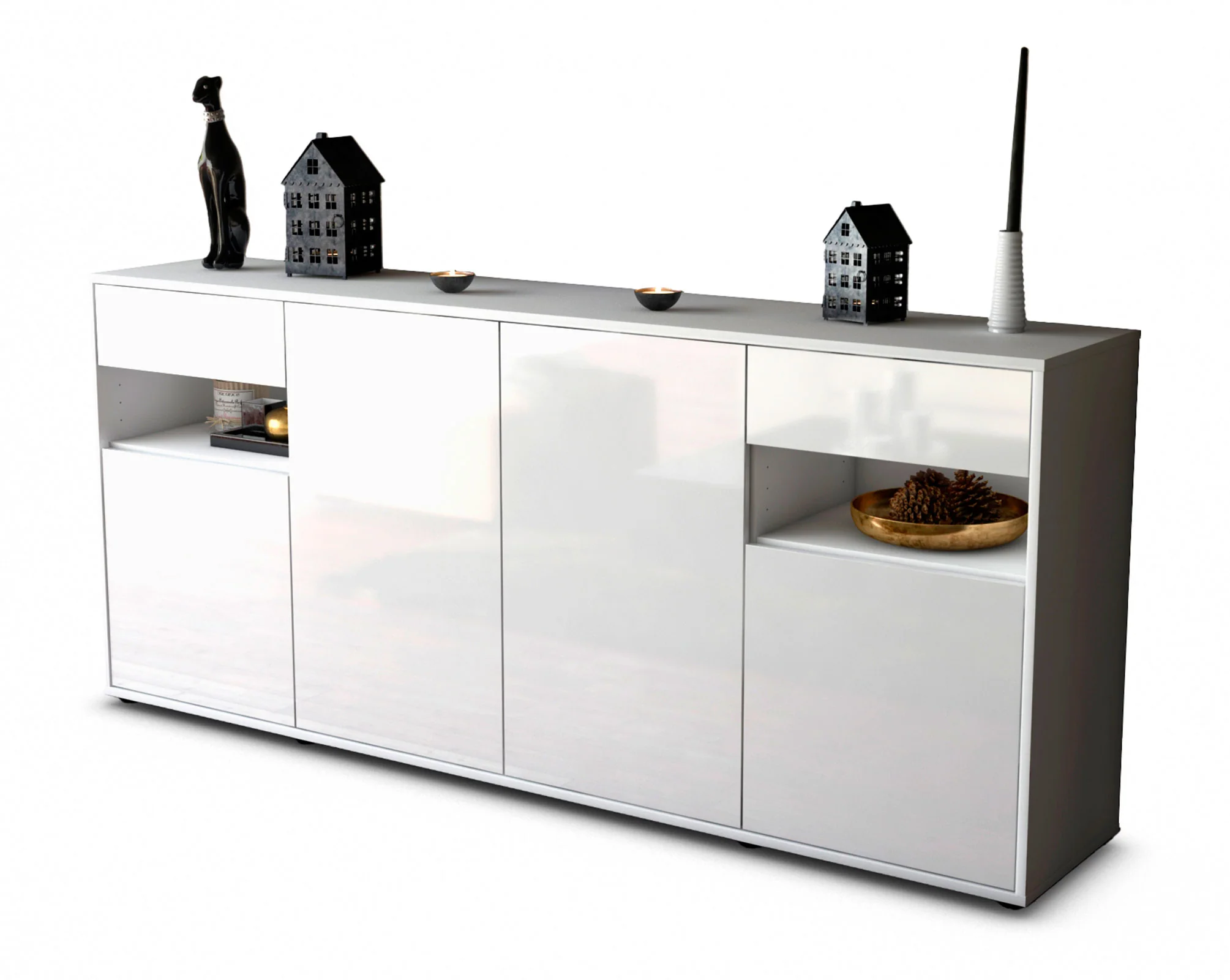 Bild von Sideboard Franca, Weiß (180x79x35cm)