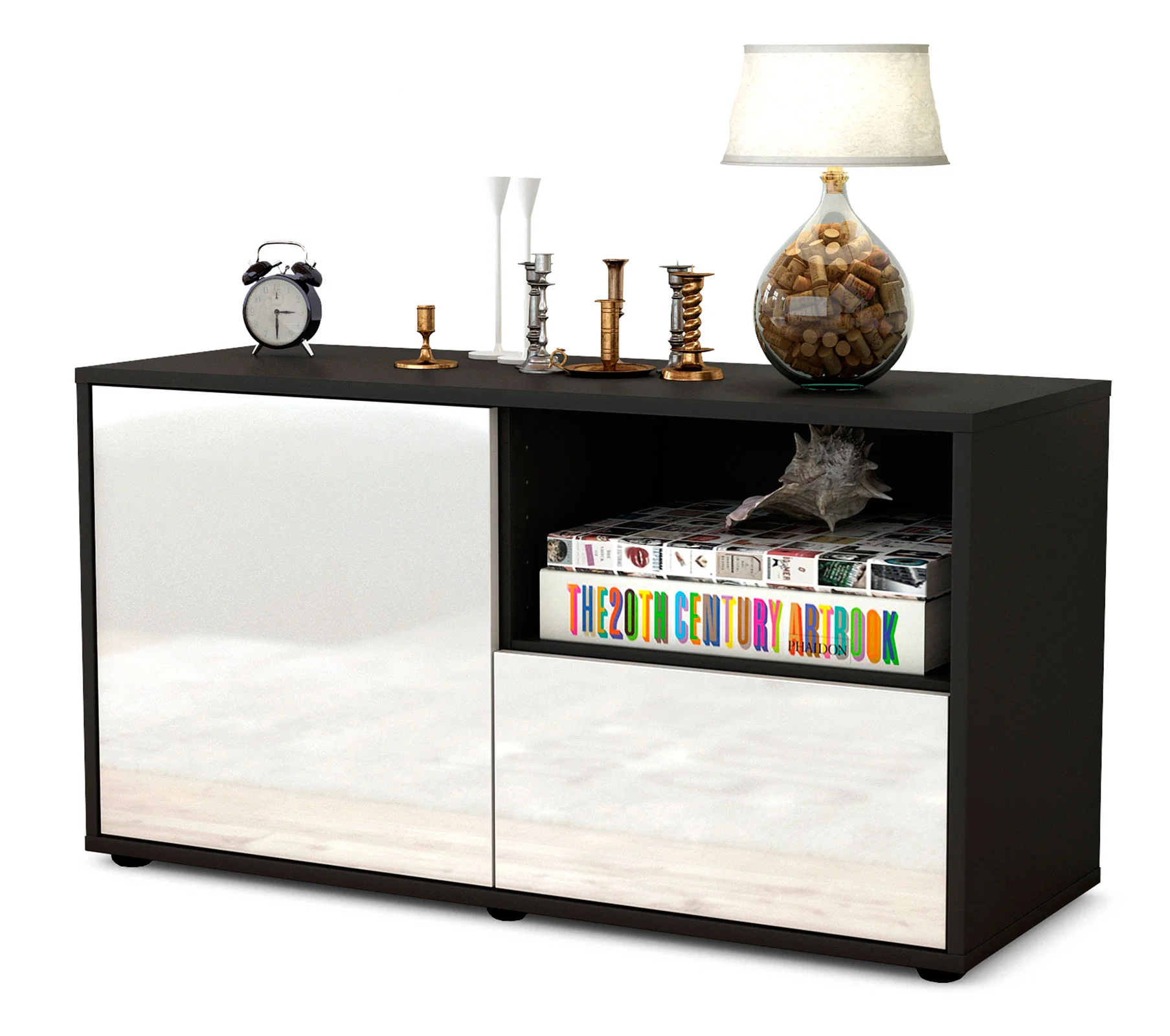 Bild von Lowboard Adriana, Weiß (92x49x35cm)