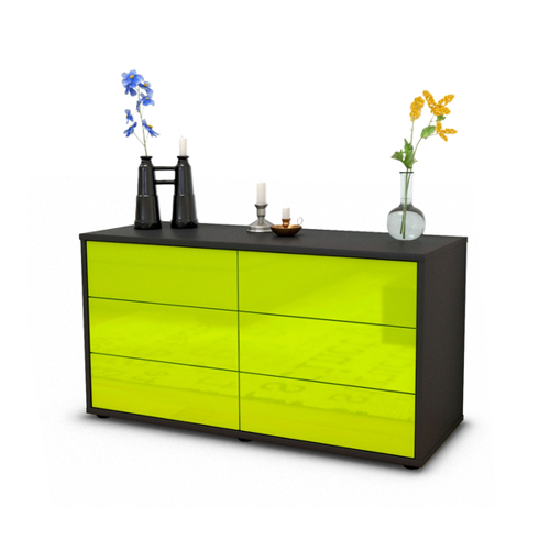 Bild von Lowboard Alfonsa in Limettengrün – Eleganz trifft Funktionalität
