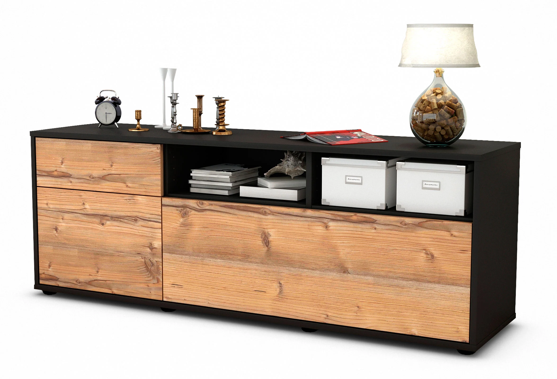 Bild von Lowboard Anais, Pinie (136x49x35cm)