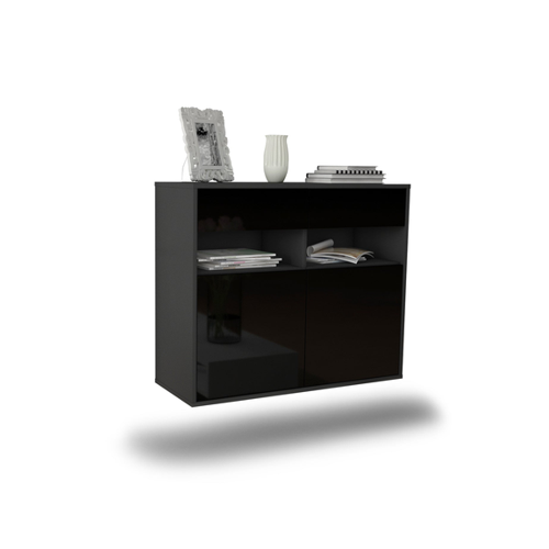 Bild von Stylisches Sideboard North Las Vegas in Hochglanz Schwarz