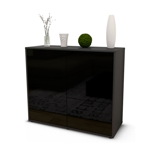 Bild von Sideboard Carla, Schwarz (92x79x35cm)
