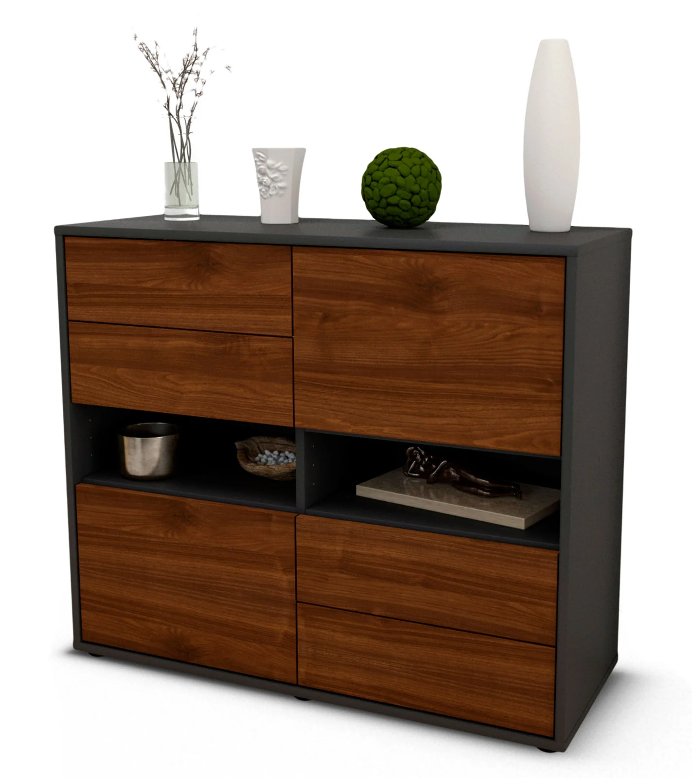 Bild von Sideboard Claudia, Walnuss (92x79x35cm)