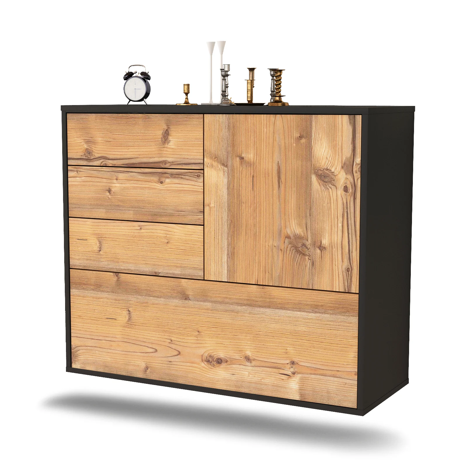 Bild von Sideboard Fontana, Pinie, hängend (92x79x35cm)