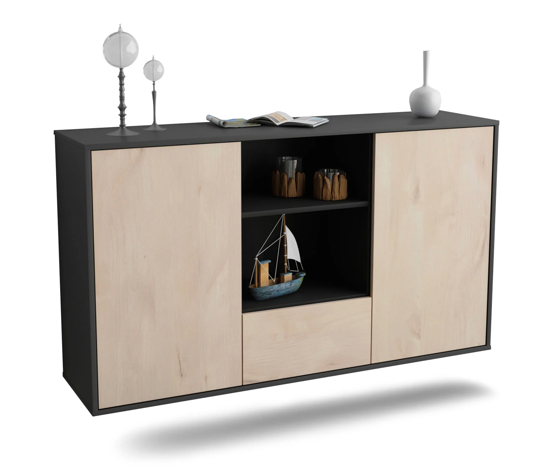 Bild von Sideboard Oceanside, Zeder, hängend (136x79x35cm)