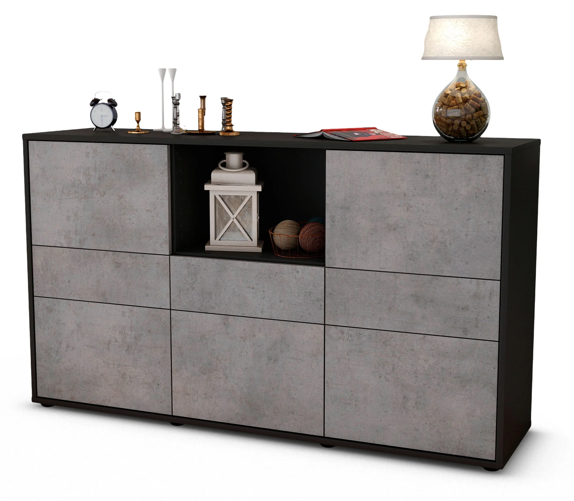 Bild von Sideboard Dominika, Beton (136x79x35cm)