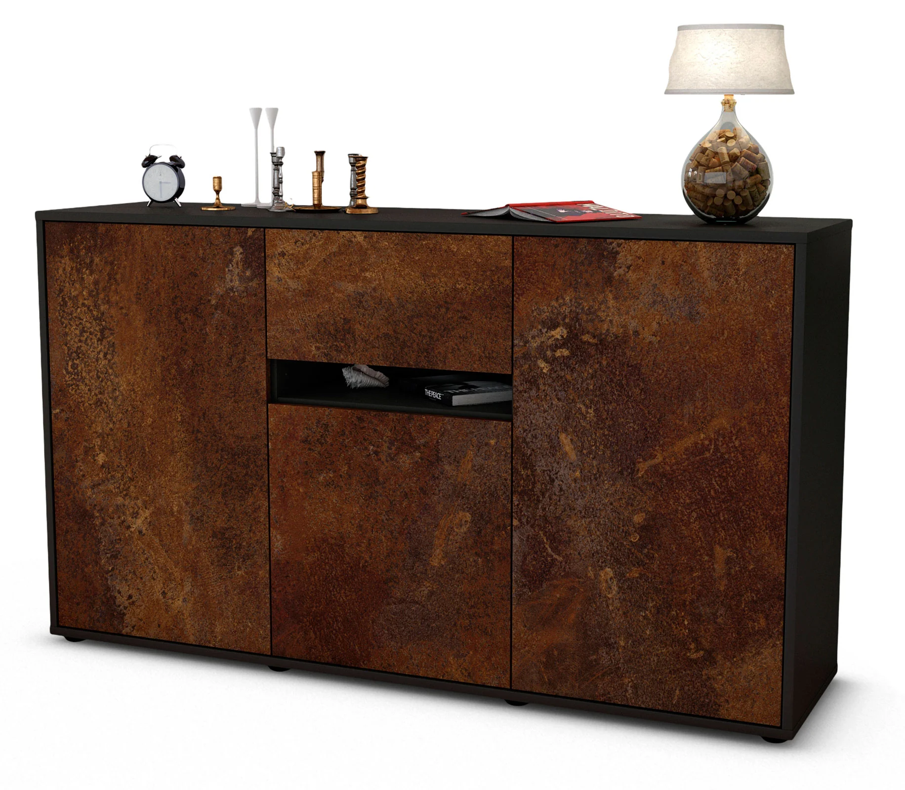 Bild von Sideboard Dorina, Rost (136x79x35cm)