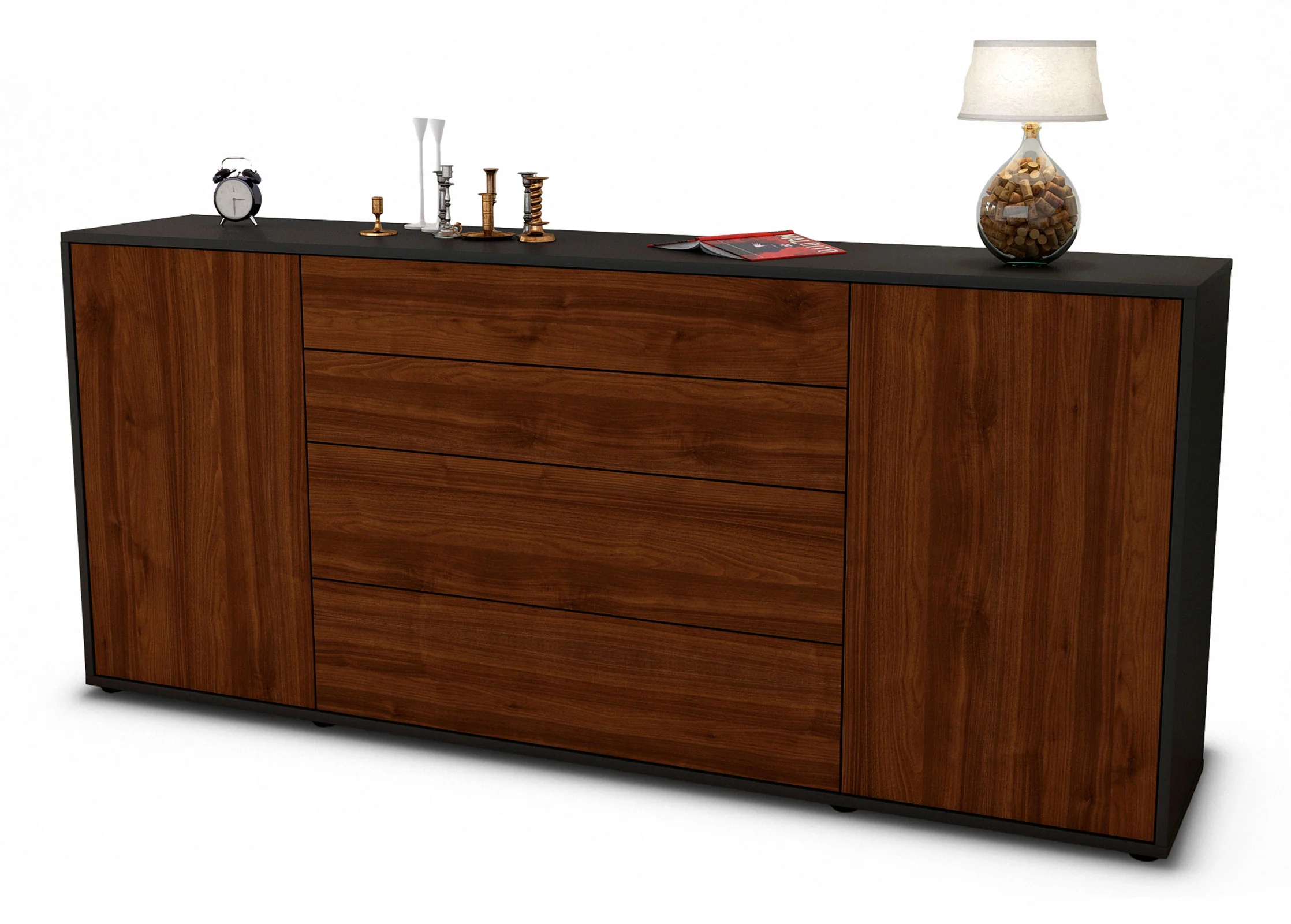 Bild von Sideboard Elettra, Walnuss (180x79x35cm)
