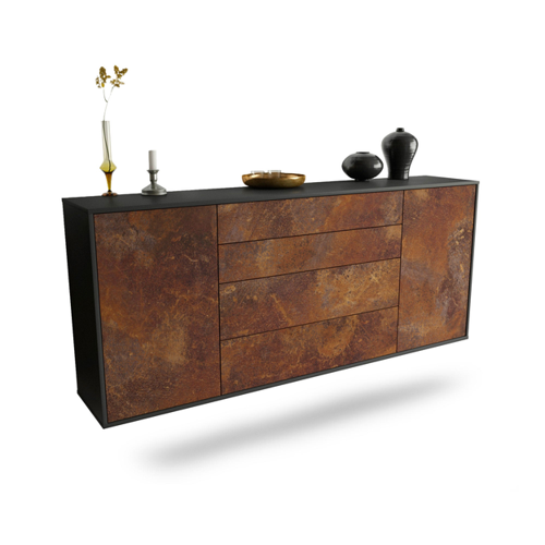 Bild von Sideboard Bridgeport – Modernes Wohnaccessoire in Rost-Optik