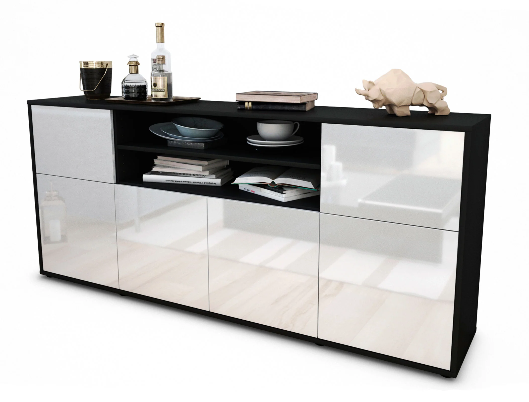 Bild von Sideboard Emilia, Weiß (180x79x35cm)