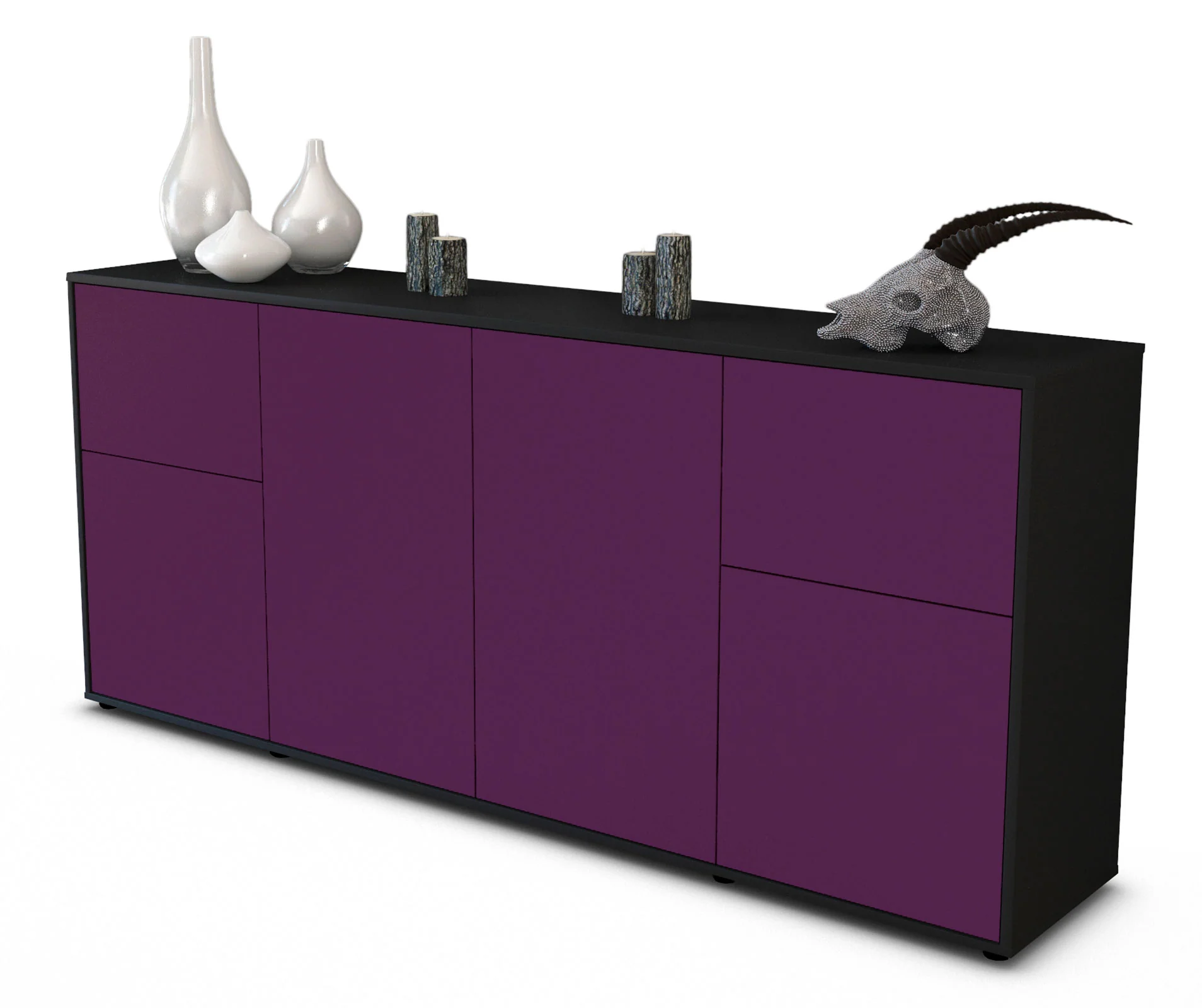 Bild von Sideboard Georgina, Lila (180x79x35cm)