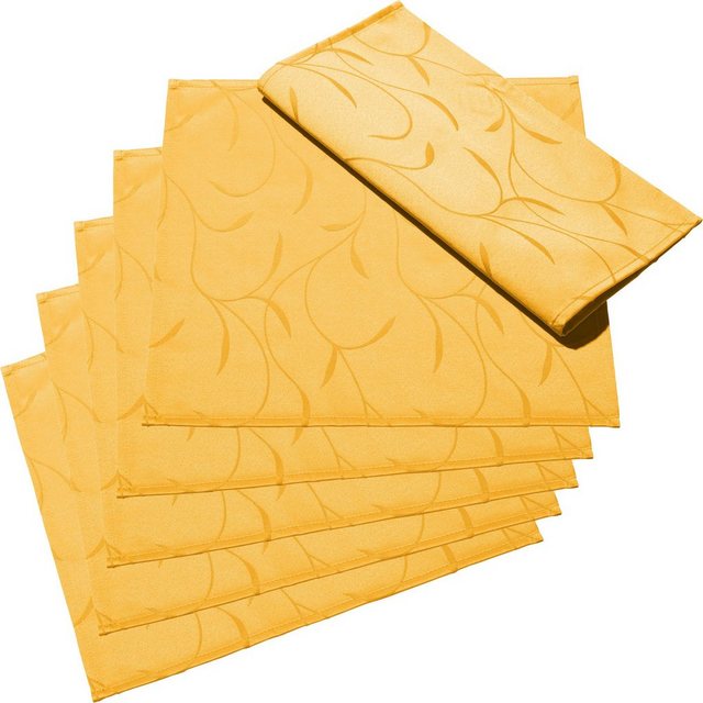 Bild von Erwin Müller Stoffserviette Serviette "Remscheid" 6er-Pack, (6 St), Damast Uni