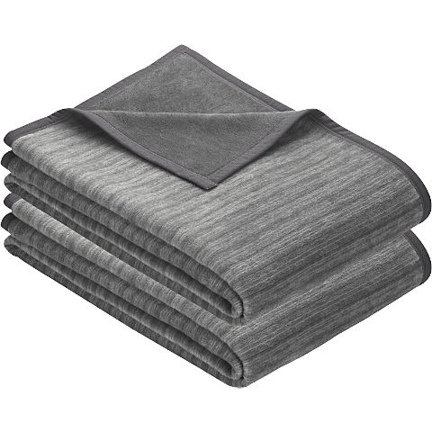 Bild von Erwin Müller Jacquard Wohndecke Rimini im 2er-Pack