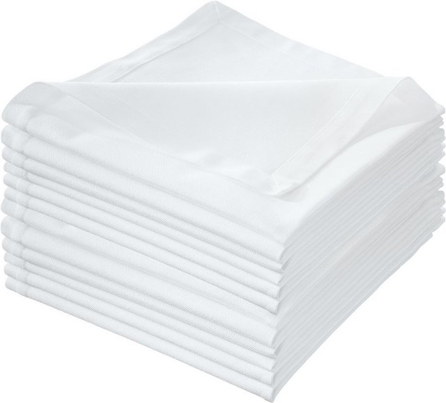Bild von Erwin Müller Stoffserviette Serviette 12er-Pack, (12 St), Baumwolle Uni