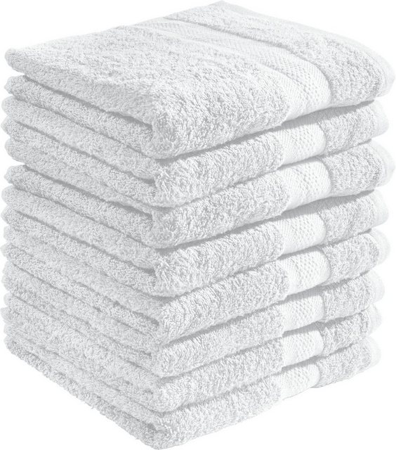 Bild von REDBEST Duschtuch Duschtuch "Chicago" 8er-Pack, Frottier (8-St), Walk-Frottier Uni
