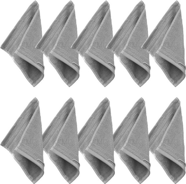 Bild von Erwin Müller Seiftuch Seiftuch "Heidelberg" 10er-Pack, Frottier (10-St), Walk-Frottier Uni