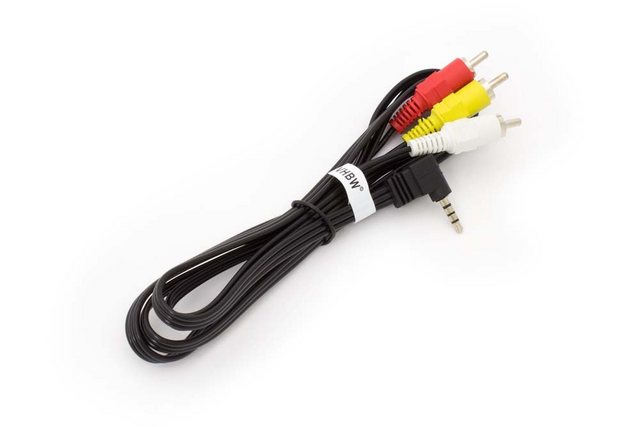 Bild von vhbw Audio Video AV Composite Kabel kompatibel mit JVC GZ-MS100EK, GZ-MS100US Kamera, Digitalkamera