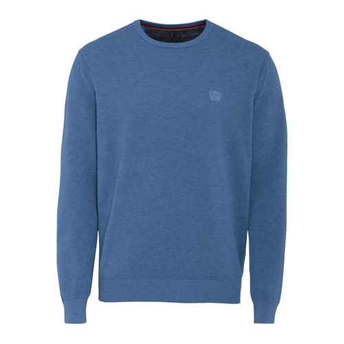 Bild von DUNMORE Herren Pullover mit Rippbündchen in Blau