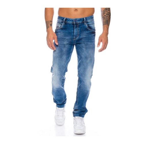 Bild von Cipo & Baxx Slim-fit-Jeans für Herren - Stilvolle Freizeitmode