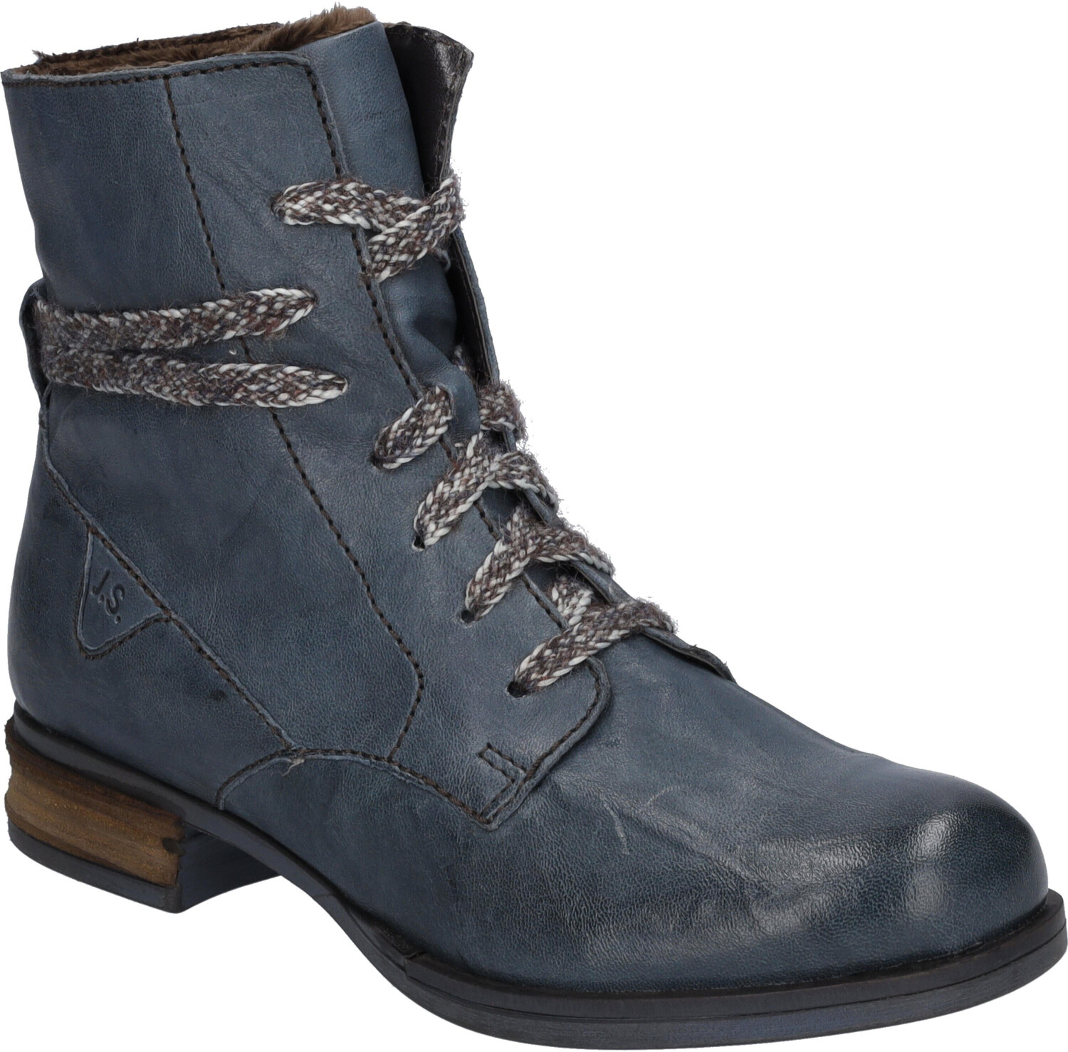 Bild von Josef Seibel Stiefelette Blau Blockabsatz für Damen - 36