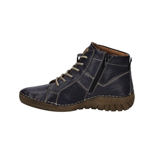 Bild von Josef Seibel blau regular fit Schnürstiefel (1-tlg)