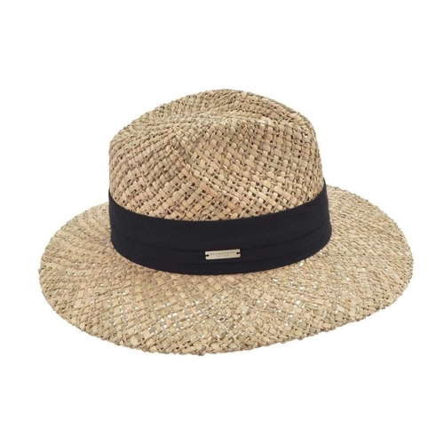 Bild von Seeberger Strohhut Seegras Fedora mit besonderem Muster 55225-0