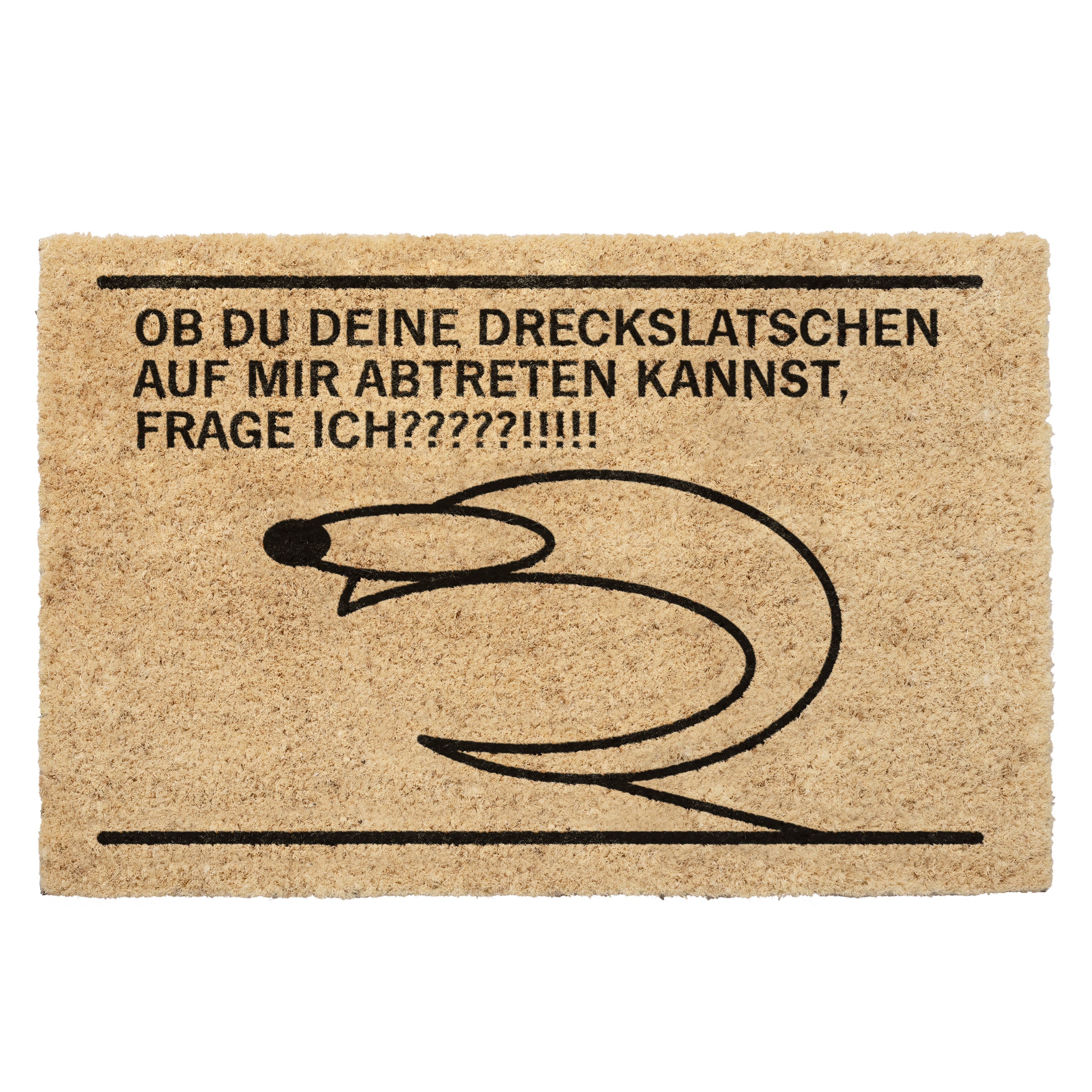 Bild von Erzaehlmirnix Fußmatte - Lustige Türmatte für Fans der Nadja Hermann Comics - Offizielles Lizenzprodukt - Aus 100% Natürlicher Kokosfaser, 40 x 60 x 2 cm