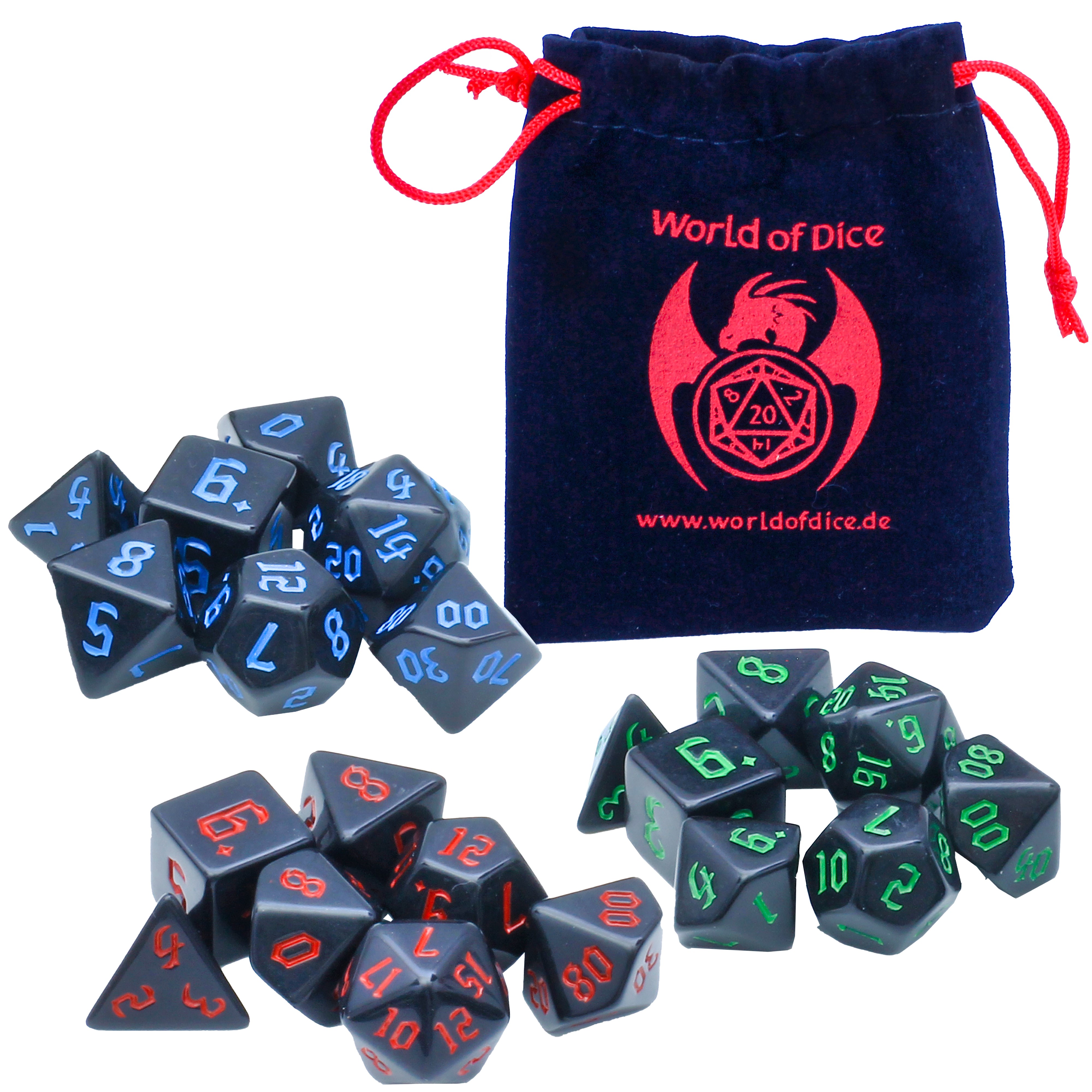 Bild von RPG Würfel im Beutel