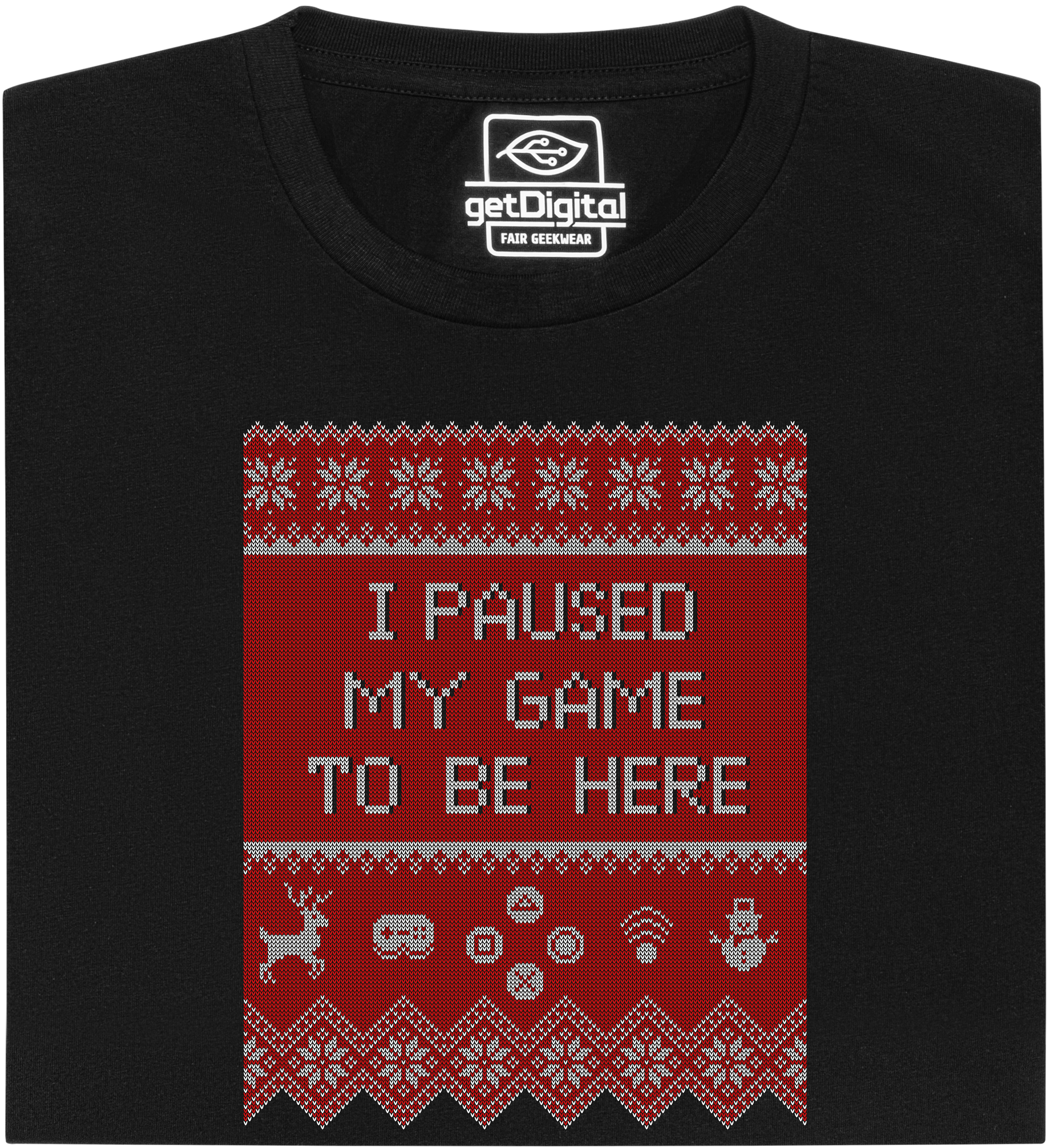 Bild von Fair gehandeltes Öko-T-Shirt: I paused my game