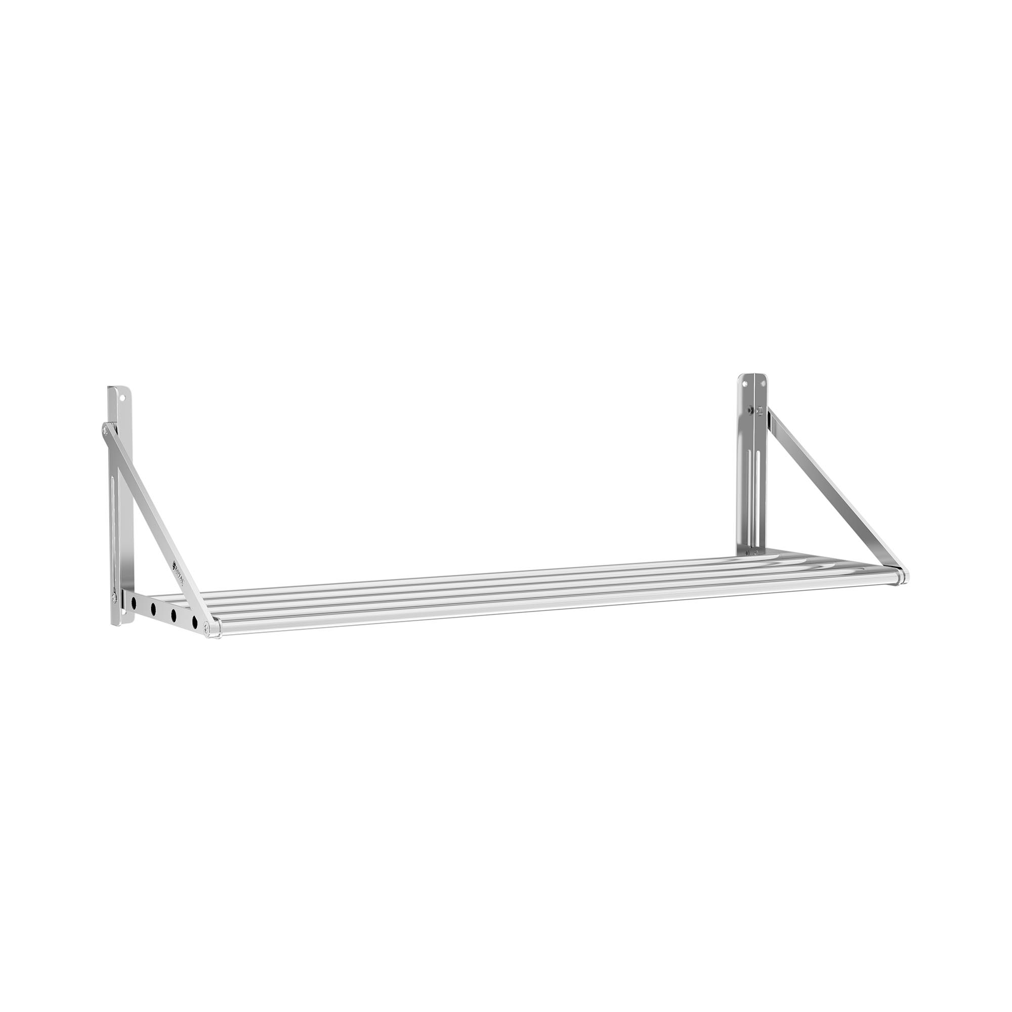 Bild von Royal Catering Wandbord - klappbar - Stangendesign - 120 x 45 cm - 40 kg - Edelstahl