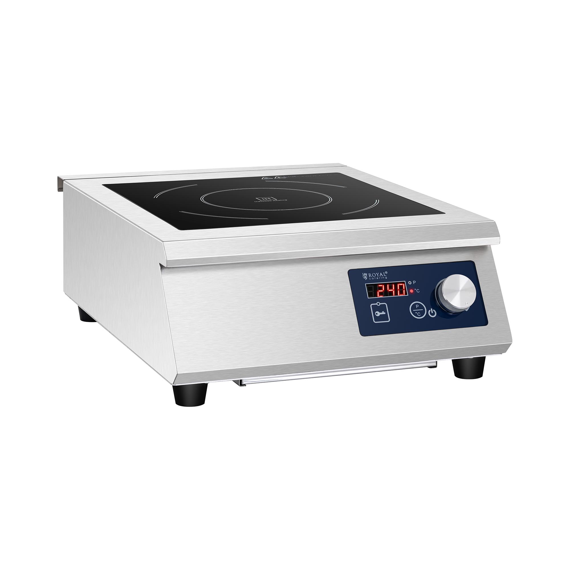 Bild von Induktionsplatte - 5000 W - 33 cm - 240 °C - Royal Catering
