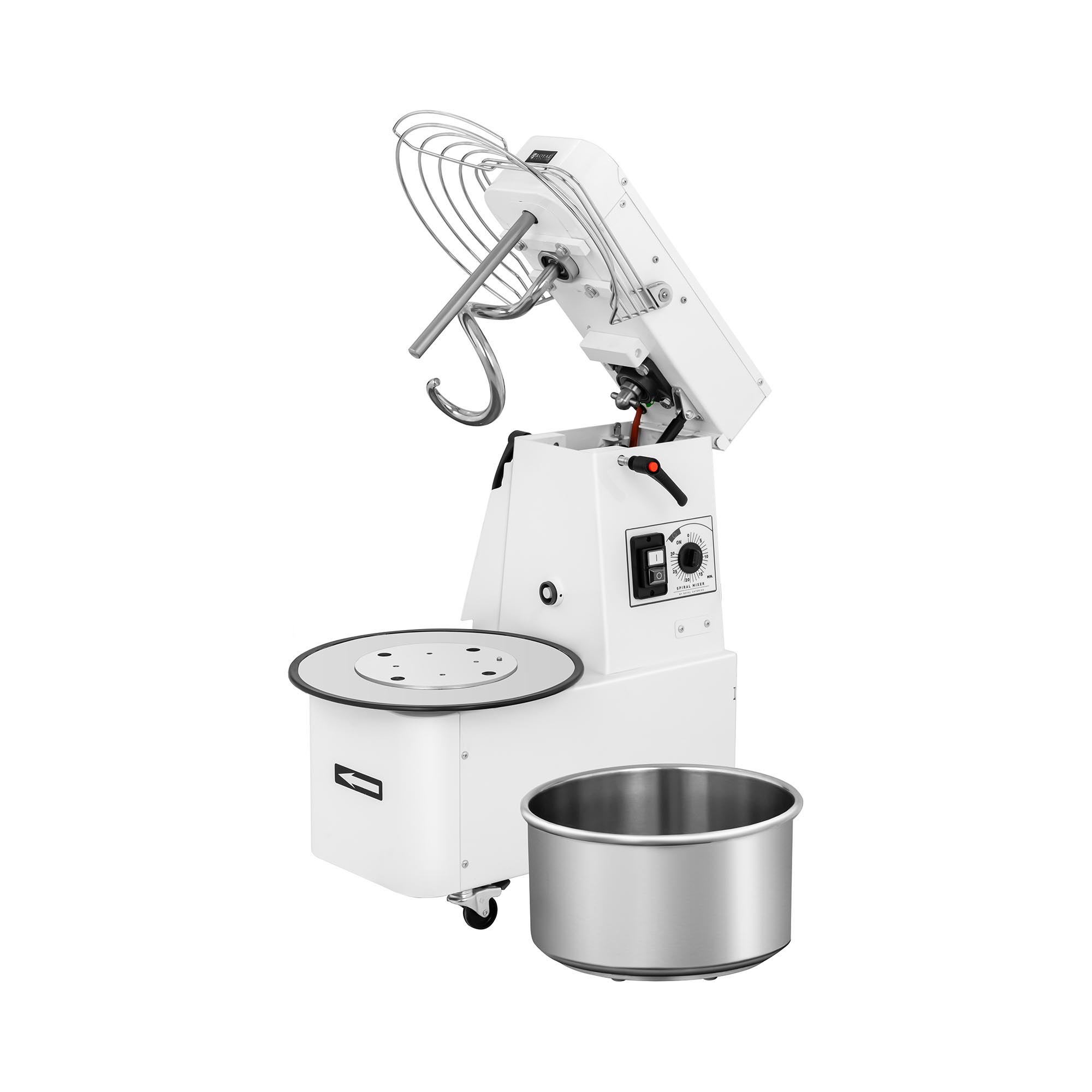 Bild von Royal Catering Teigknetmaschine - 22 L - 56 kg/h - 750 W - Kippkopf
