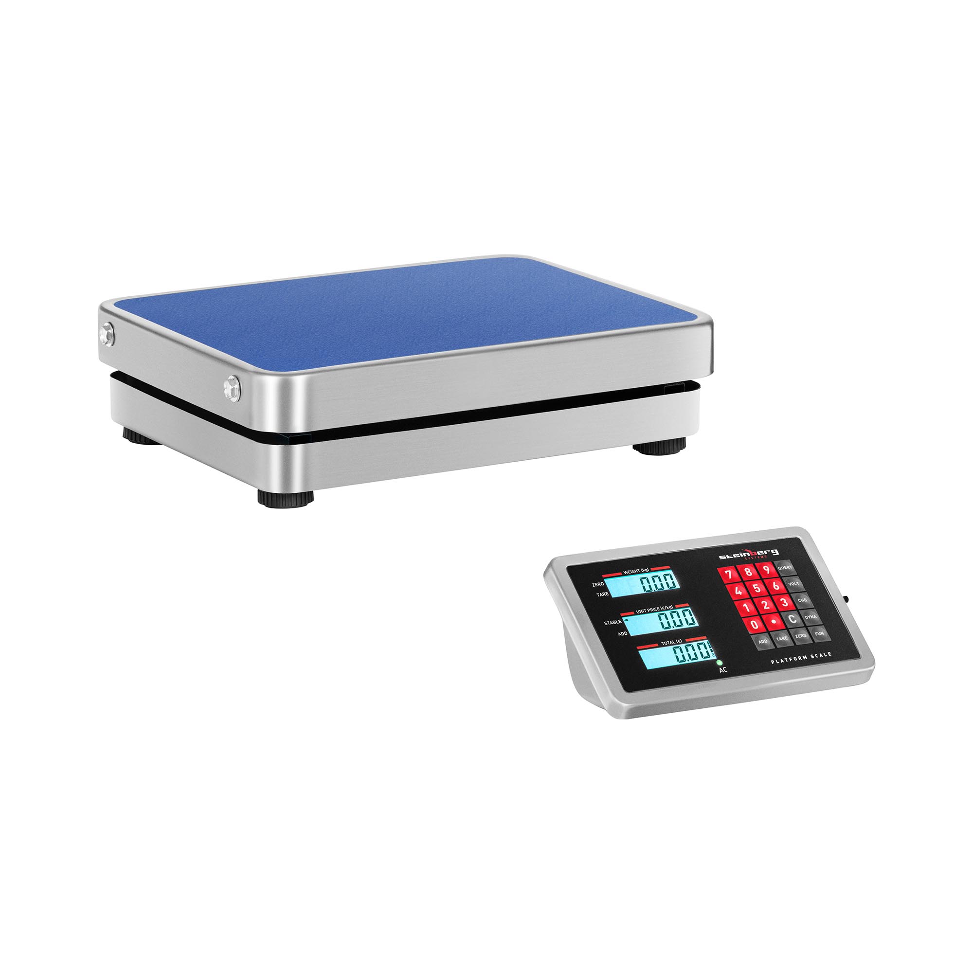 Bild von Steinberg Systems Präzisionswaage Plattformwaage 0,2 - 60 kg Industriewaage Systemwaage Waage LCD