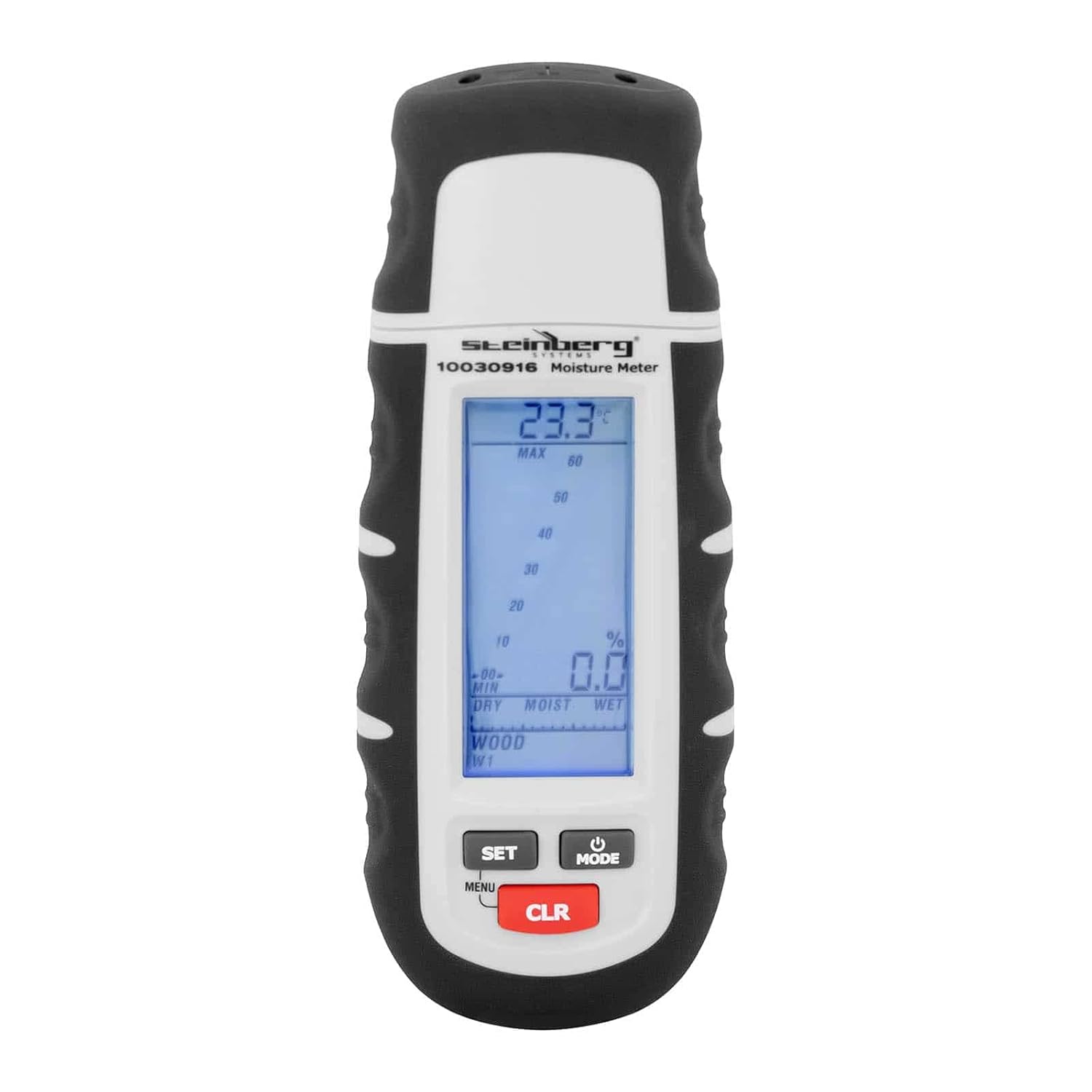 Bild von Steinberg Systems SBS-MM-300 Feuchtigkeitsmessgerät 1-75% Hammerelektrode Koffer Feuchtigkeitsmesser Feuchtigkeits -Detektor
